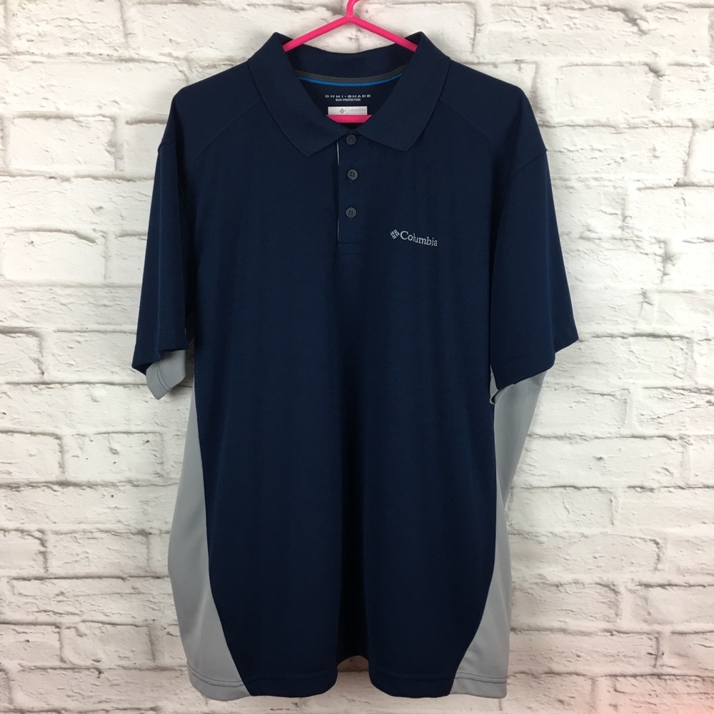 Columbia men’s golf Omni shade activewear C34
